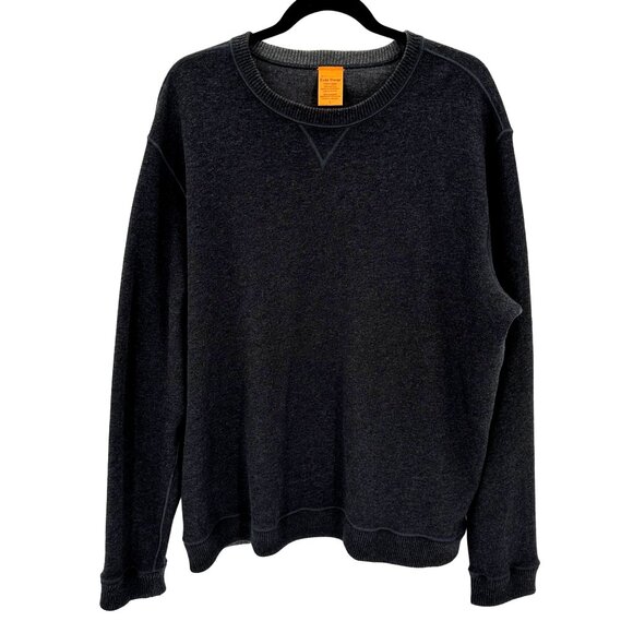 Tailor Vintage Mens Charcoal Grey Crewneck Long Sleeve Sweater L - Picture 1 of 6